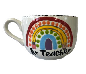 Mission Viejo Polka Dot Rainbow Mug