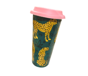 Mission Viejo Cheetah Travel Mug