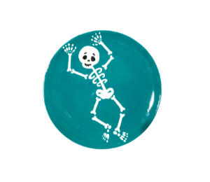 Mission Viejo Jumping Skeleton Plate
