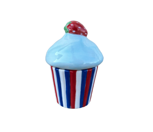 Mission Viejo Patriotic Cupcake