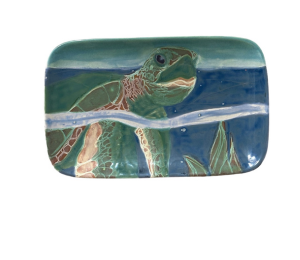 Mission Viejo Swimming Turtle Plate