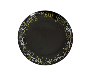 Mission Viejo New Year Confetti Plate