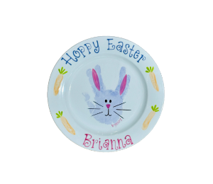 Mission Viejo Easter Bunny Plate