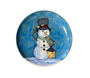 Mission Viejo Rustic Glazed Snowman