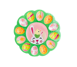 Mission Viejo Easter Sherbet Egg Plate