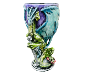 Mission Viejo Antique Dragon Goblet