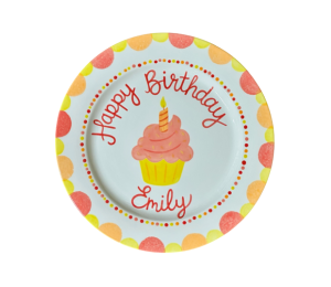 Mission Viejo Birthday Cupcake Plate